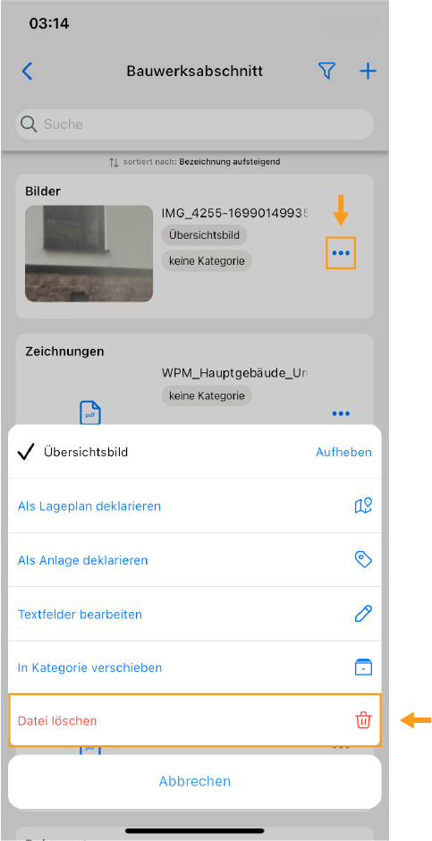 BZD Datei löschen